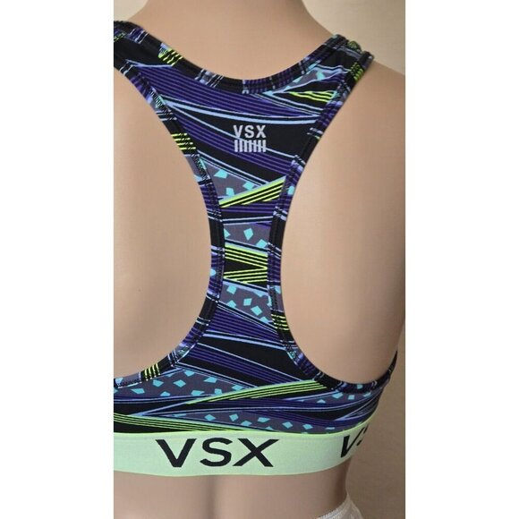 Victoria’s Secret VSX Racerback Sports Bra multicolor Size M - Picture 4 of 7